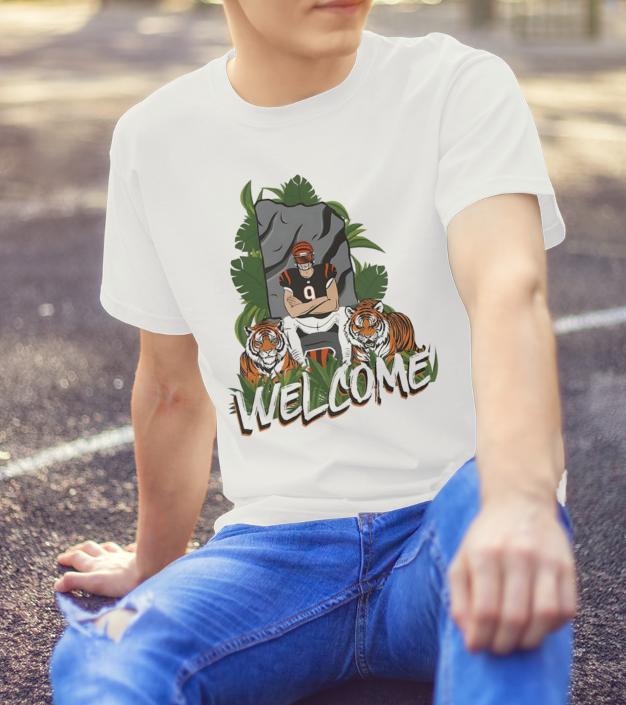Welcome Joe Burrow Cincinnati Bengals Football Tigers T-Shirt