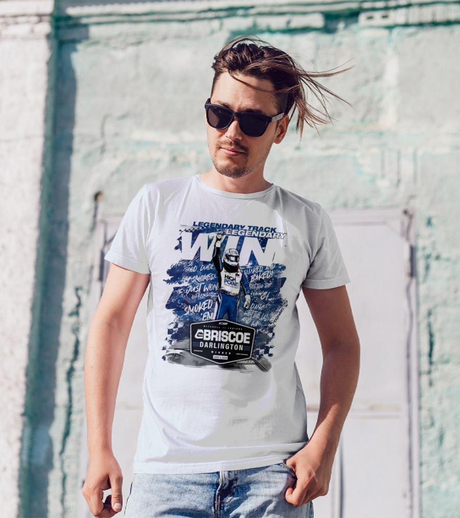 Legendary Track Legendary Win Briscoe Darlington Winner High Point Racing Victory Motorsports T-Shirt
