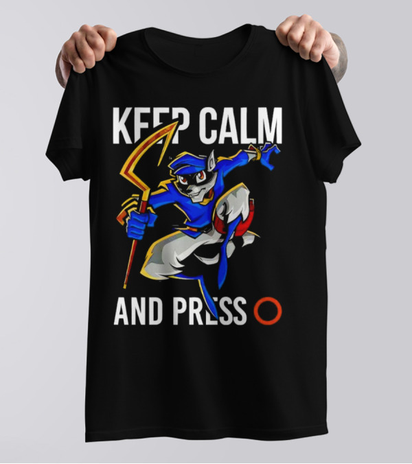 Keep Calm And Press O Sly Cooper T-Shirt