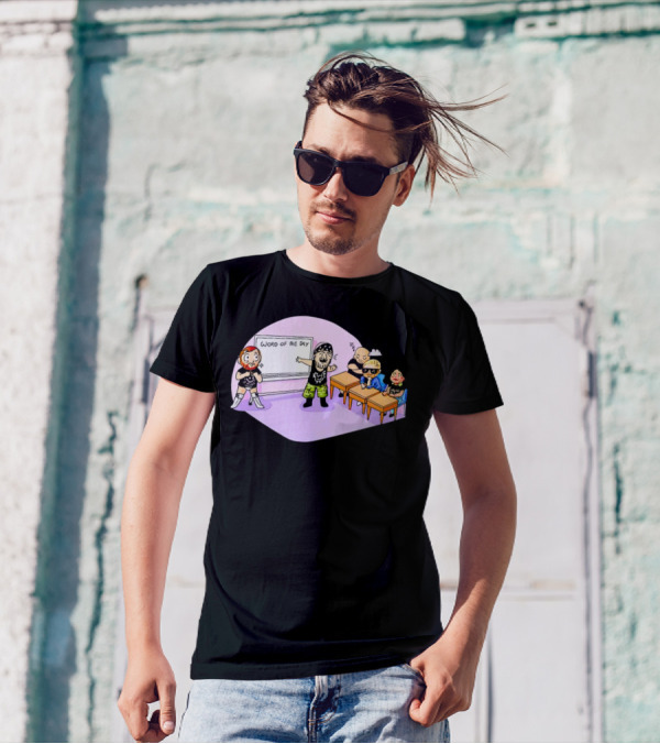 Word Of The Day Classroom With Professor Briscoe Vocab Lessons T-Shirt