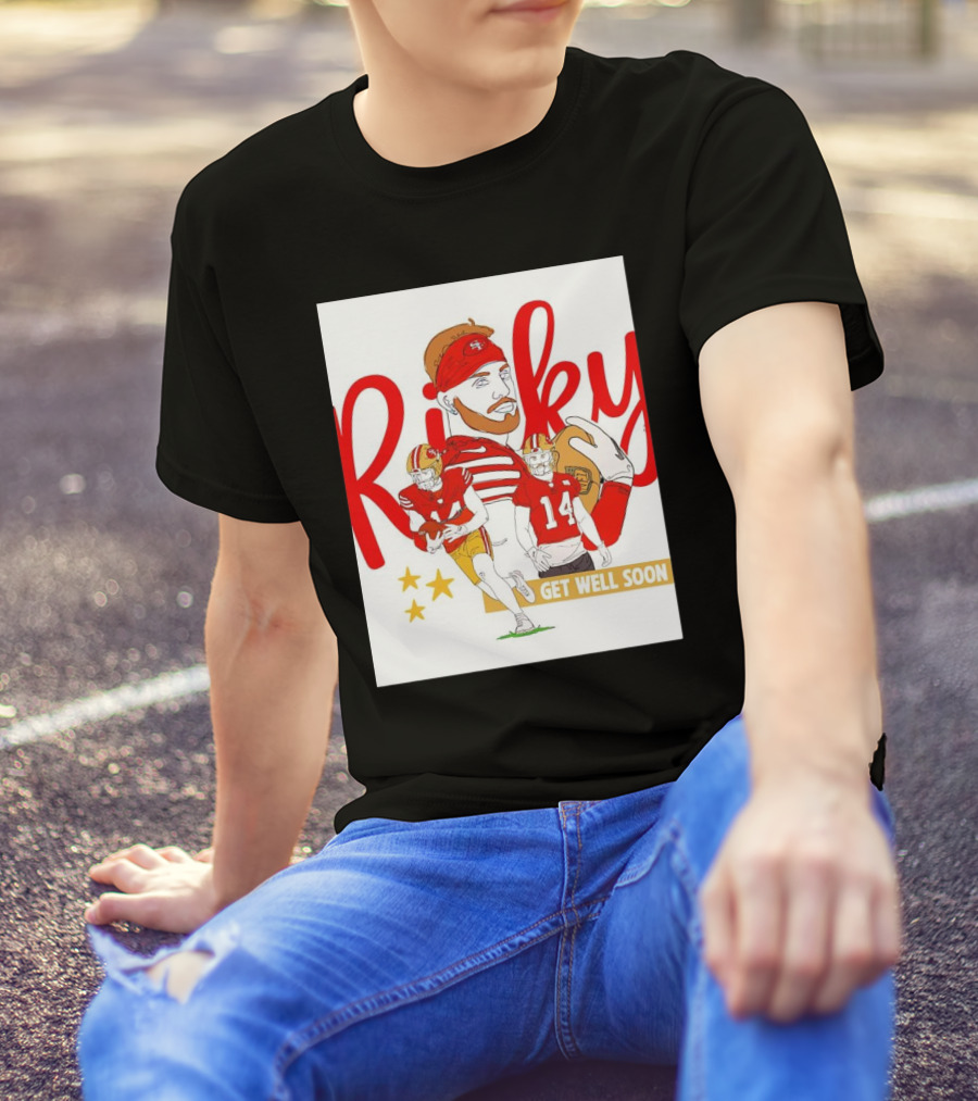 Ricky Pearsall San Francisco 49ers Get Well Soon Football T-Shirt