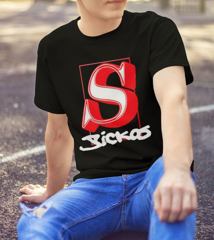Sickos Serif Red S T-Shirt