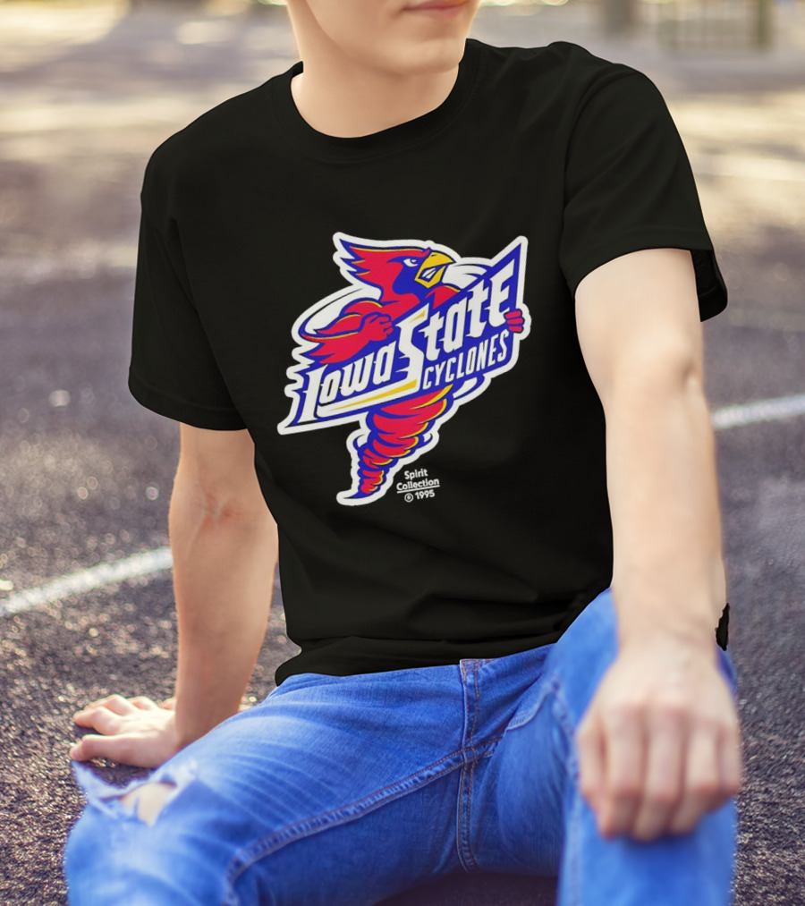 Tornado Cy Iowa State Cyclones Spirit Collection 1995 T-Shirt