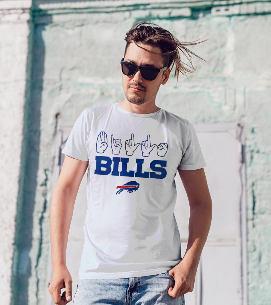 Love Bills ASL Buffalo Bills T-Shirt
