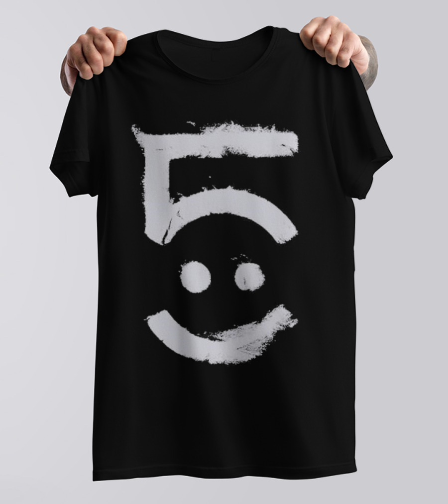 Awolnation Five Smiley Face Brushstroke T-Shirt