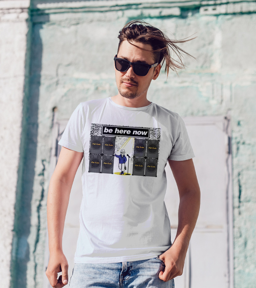 Be Here Now Dub Lodi Speaker Wall Band T-Shirt