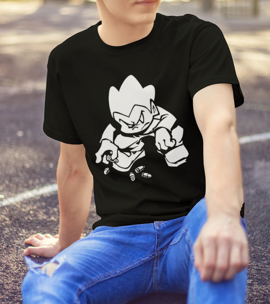 Friday Night Funkin’ Lowkey Pico Bullets Grim Expression T-Shirt