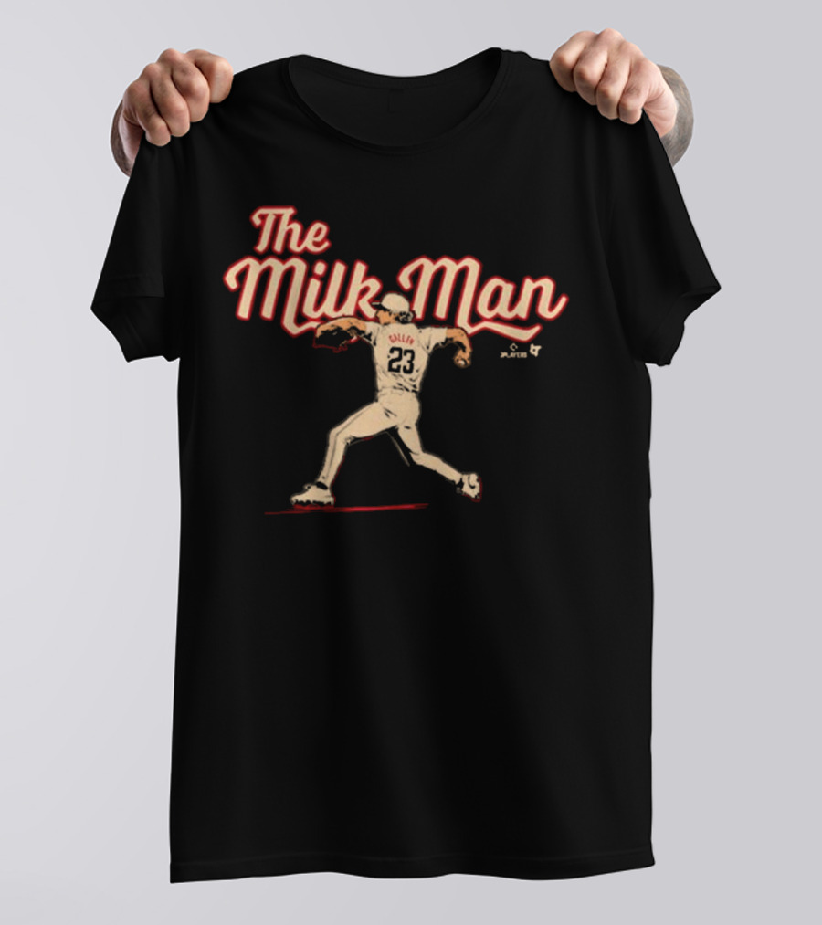 Zac Gallen Arizona Diamondbacks 23 The Milk Man Players T-Shirt