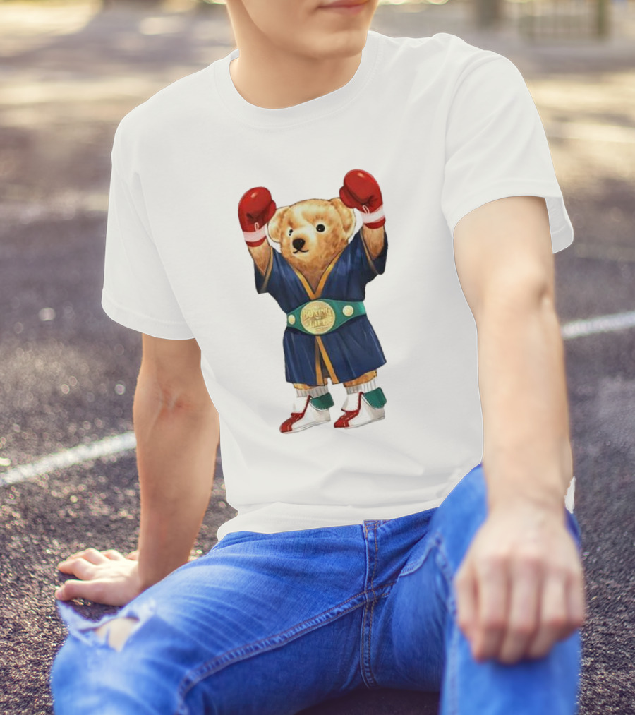 Canelo Bear Champion Boxing No Life Boxing Gloves Robe T-Shirt