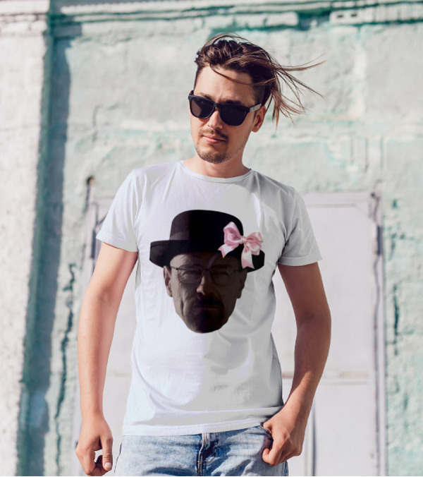 Pink Bow Walter White Heisenberg Breaking Bad T-Shirt