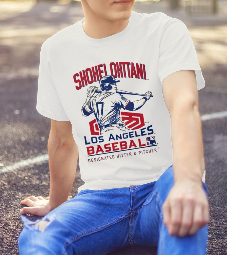 Shohei Ohtani Los Angeles Baseball Designated Hitter And Pitcher T-Shirt