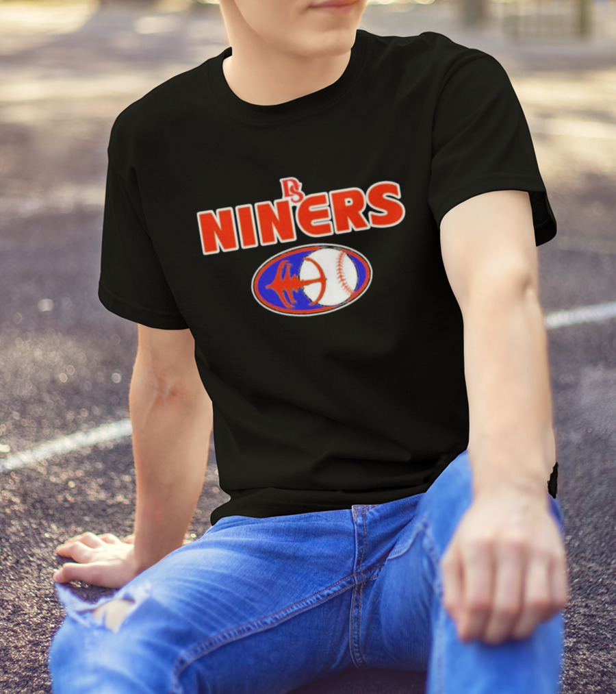DS Niners Baseball Sports Team Emblem T-Shirt