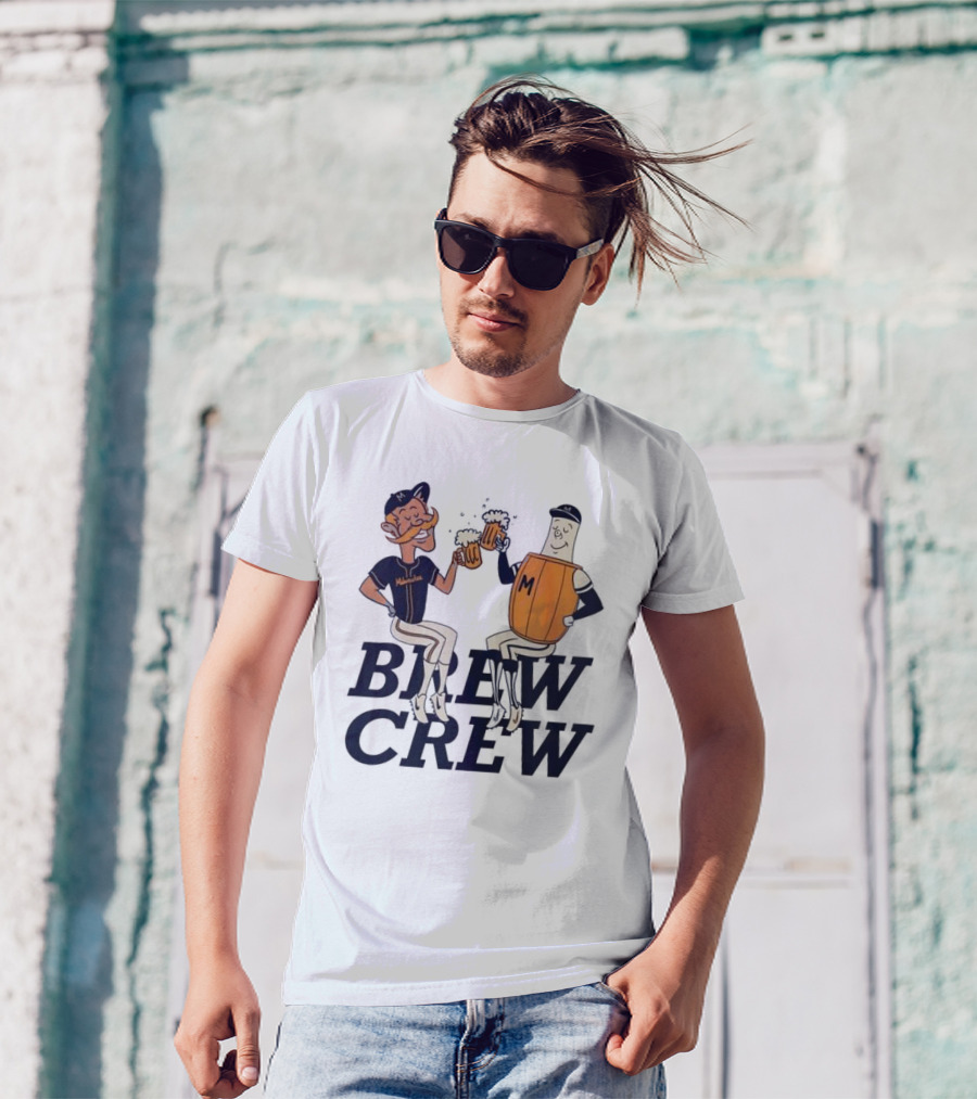 Milwaukee Brew Crew Drinking Mascots T-Shirt