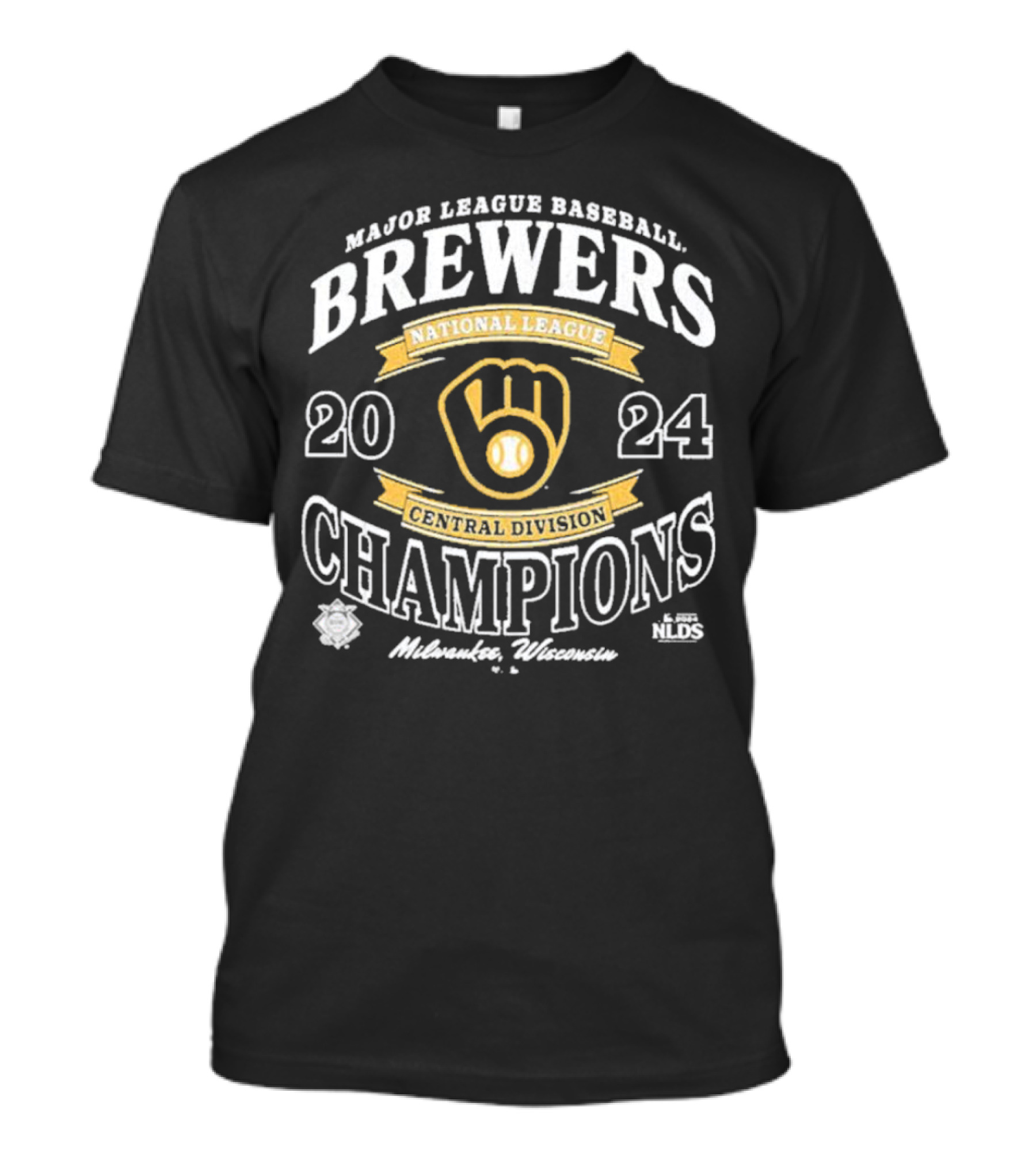 Milwaukee Brewers Major League Baseball National League Central Division Champions 2024 Milwaukee Wisconsin T-Shirt