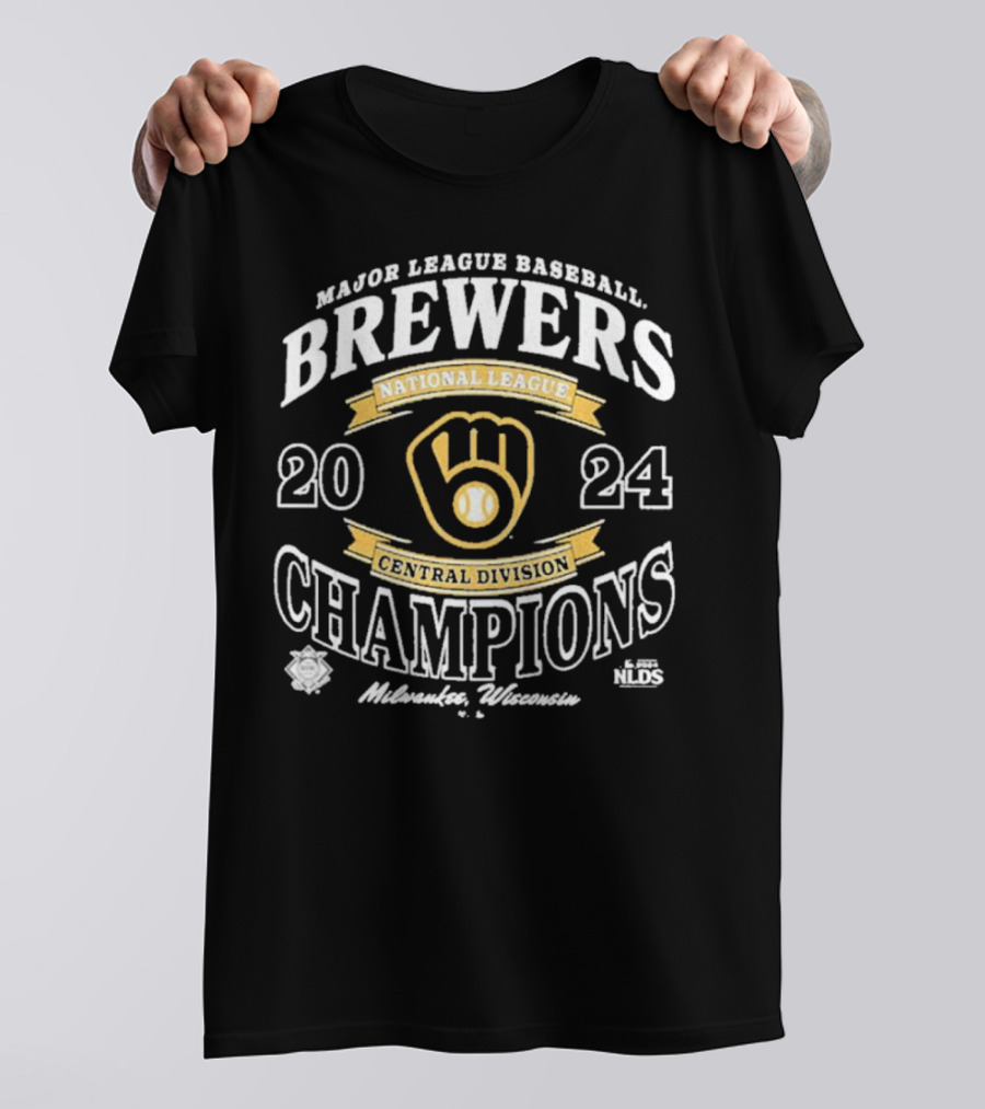 Milwaukee Brewers Major League Baseball National League Central Division Champions 2024 Milwaukee Wisconsin T-Shirt