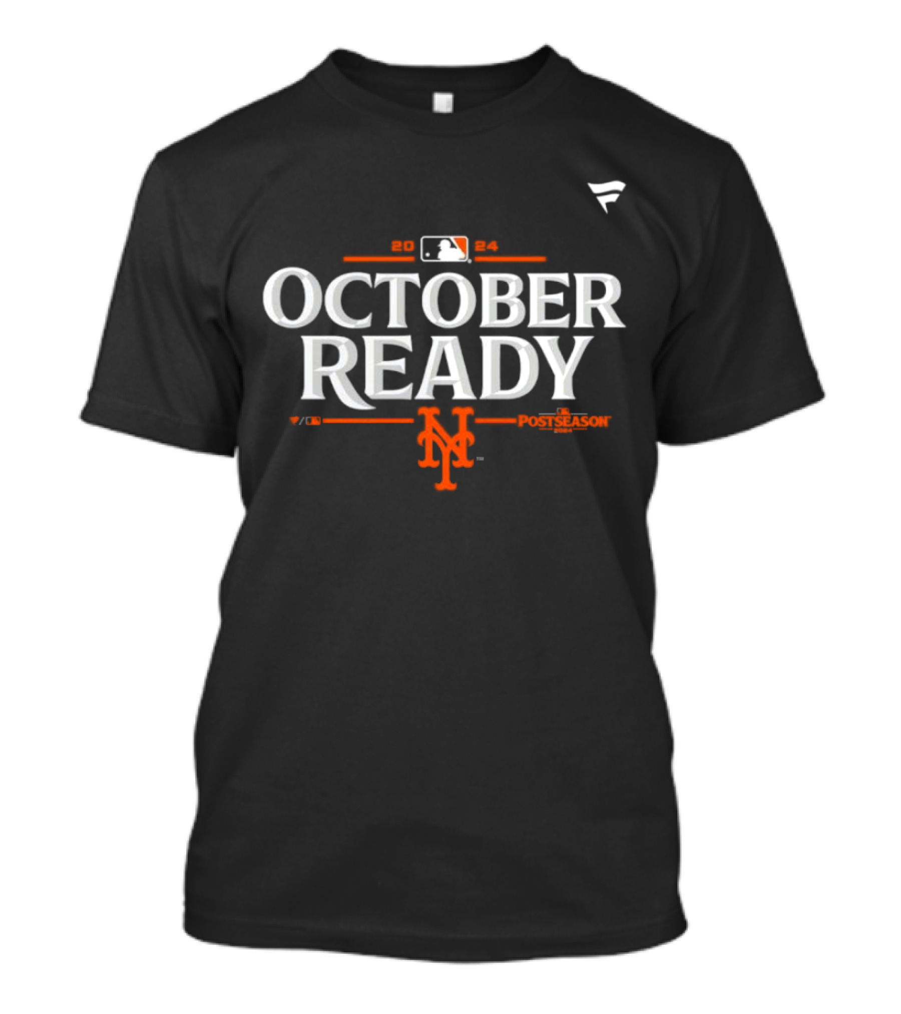 New York Mets October 2024 Ready MLB Postseason T-Shirt