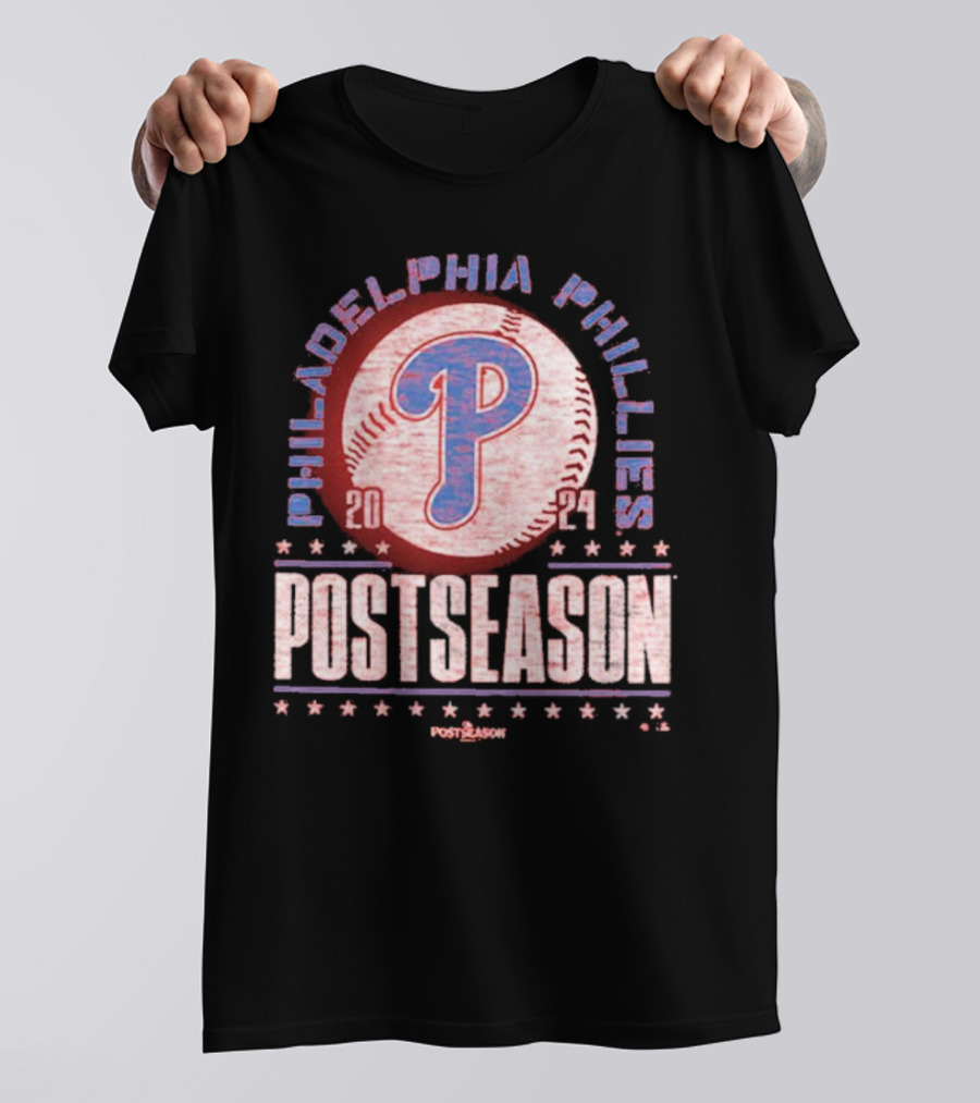 Philadelphia Phillies 2024 Postseason Red October Baseball T-Shirt