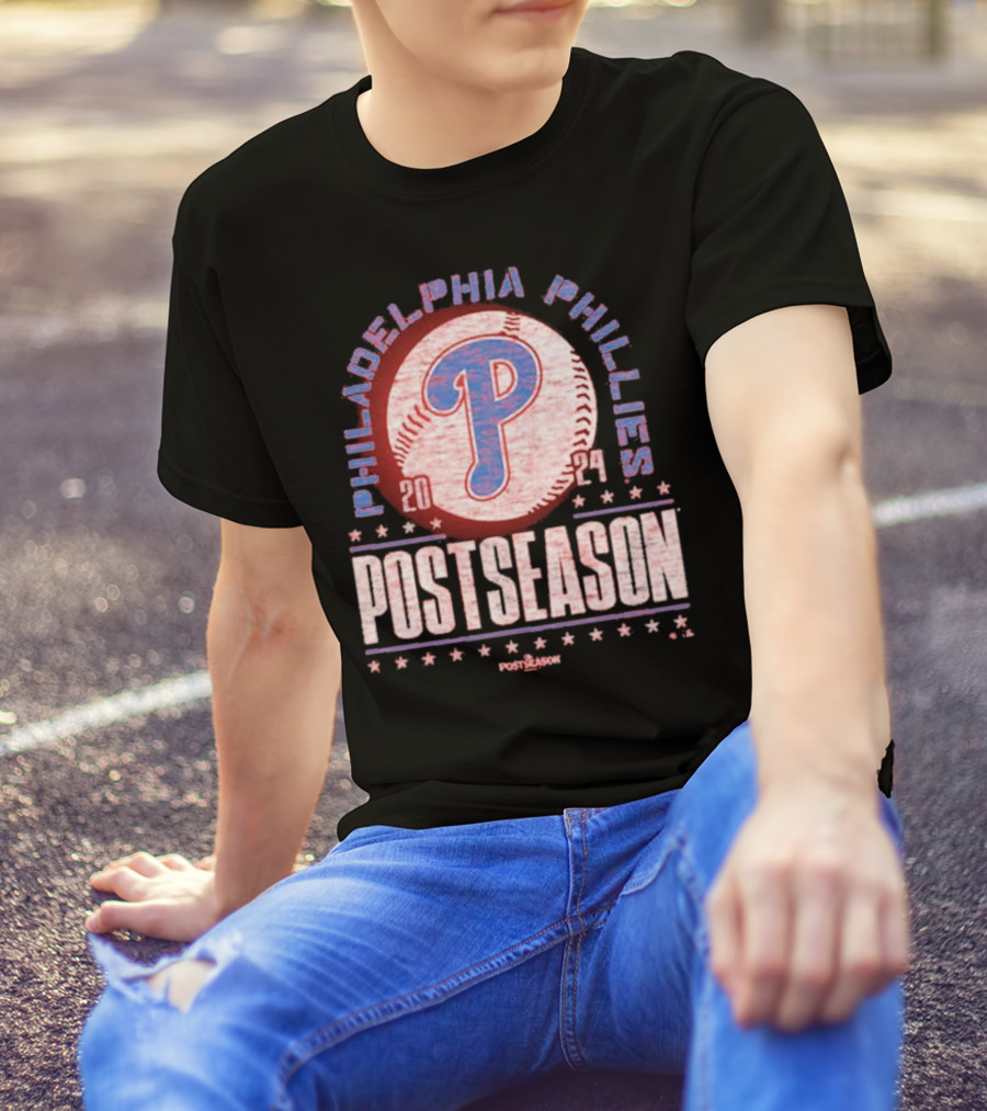 Philadelphia Phillies 2024 Postseason Red October Baseball T-Shirt