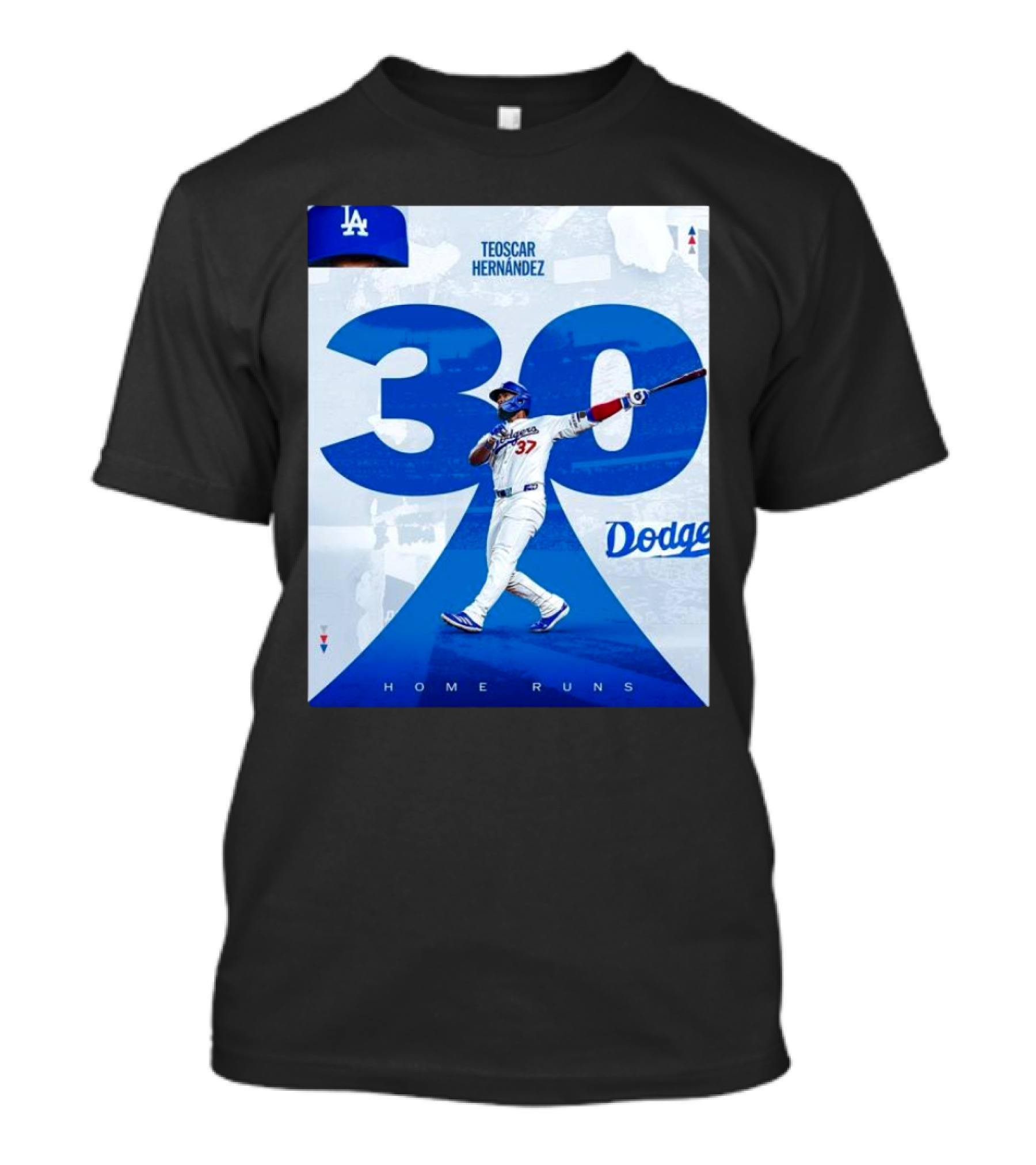 Teoscar Hernández Dodgers 30 Home Runs Season T-Shirt