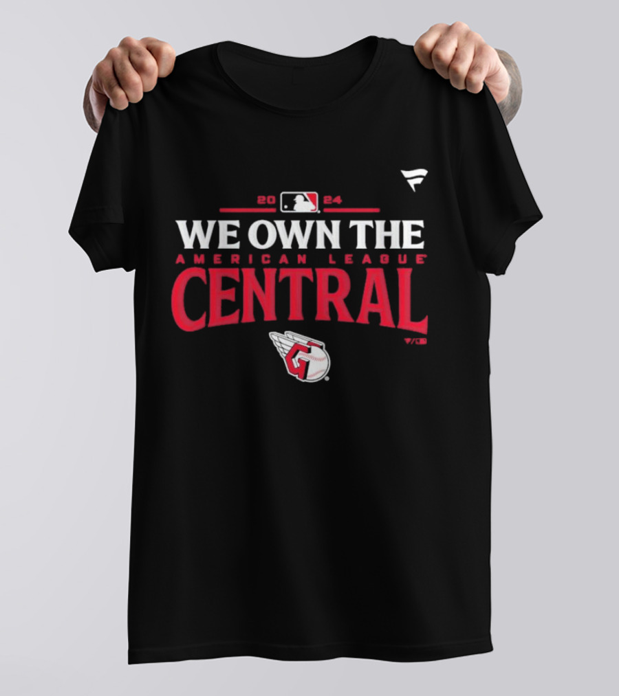 Cleveland Guardians 2024 We Own The American League Central Champions T-Shirt