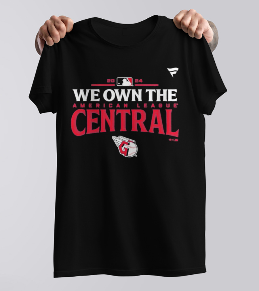 Cleveland Guardians We Own The 2024 American League Central Division Champions T-Shirt