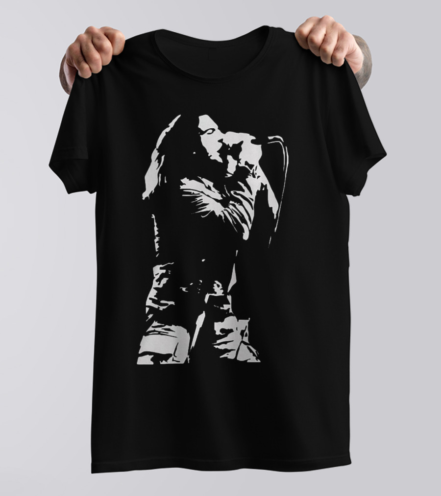 Eddie Vedder Pearl Jam Mic Performance T-Shirt