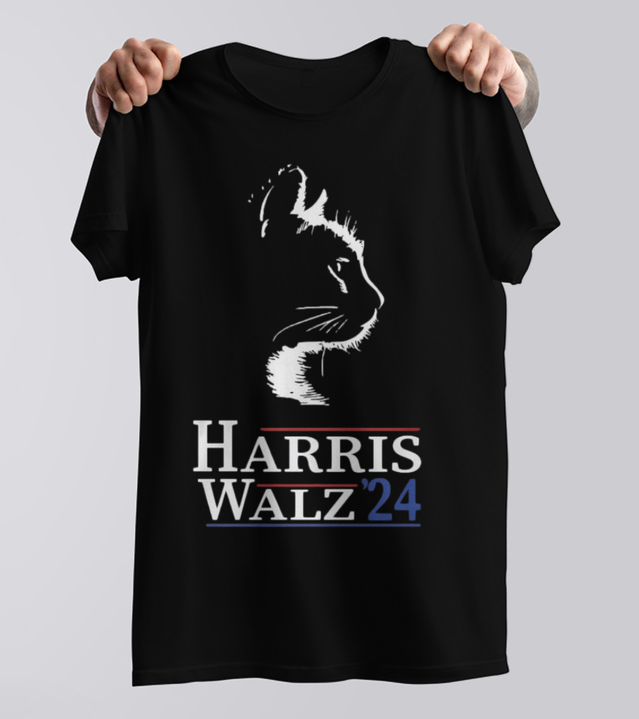 Harris Walz 24 Cat T-Shirt