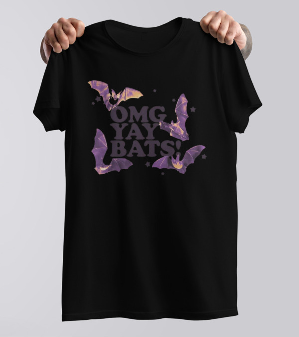 OMG Yay Bats Halloween T-Shirt