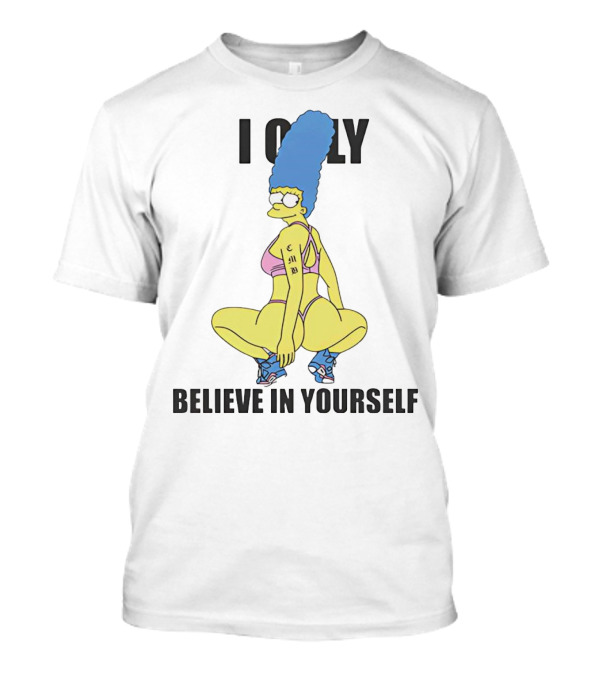Marge Simpson I Only Believe In Yourself Athletic T-Shirt