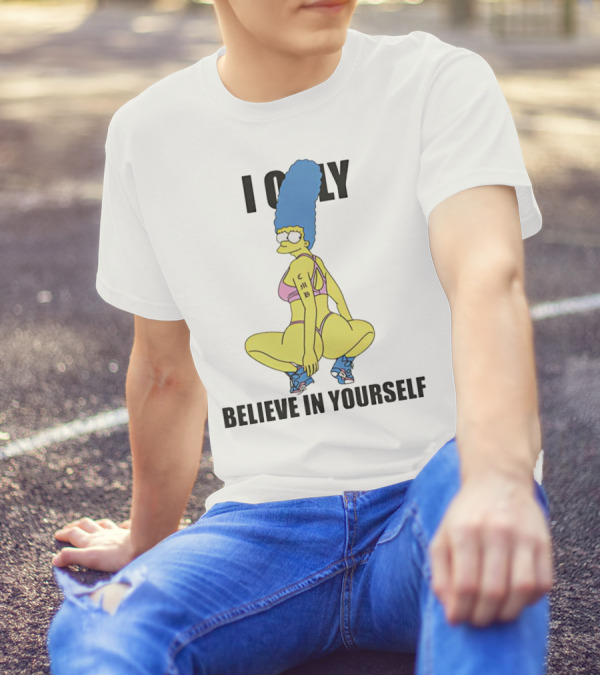 Marge Simpson I Only Believe In Yourself Athletic T-Shirt