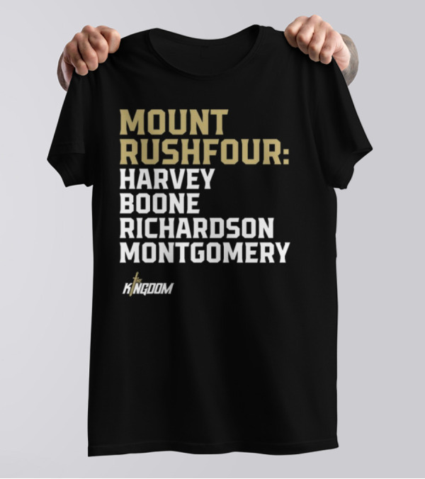 Mount Rushfour Harvey Boone Richardson Montgomery The Kingdom T-Shirt