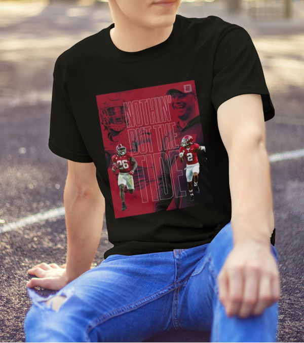 Nothin' But The Tide Alabama Vs. Georgia Football Red And White Rivalry Game T-Shirt