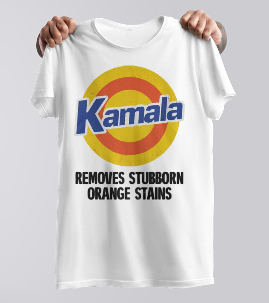 Kamala Removes Stubborn Orange Stains T-Shirt