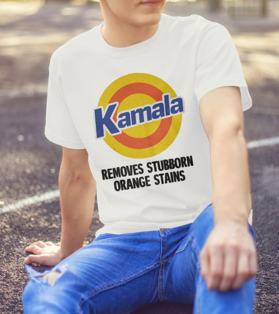Kamala Removes Stubborn Orange Stains T-Shirt