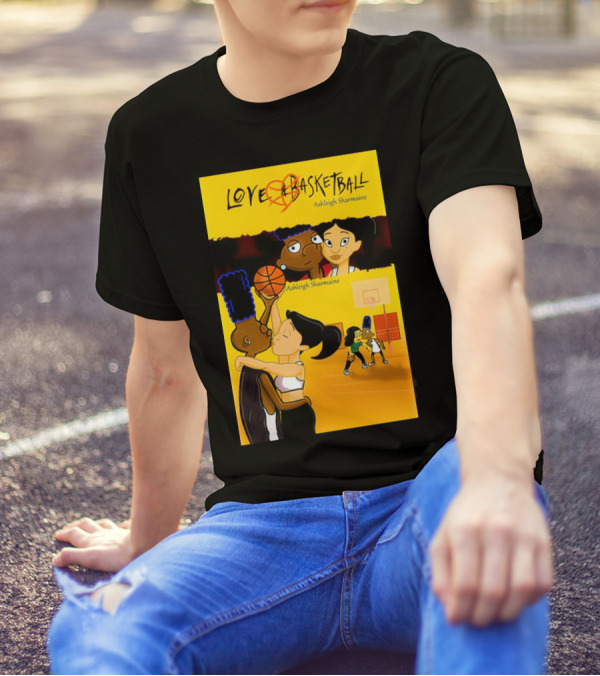 Love And Basketball Ashleigh Sharmaine Animated Romance Sports T-Shirt