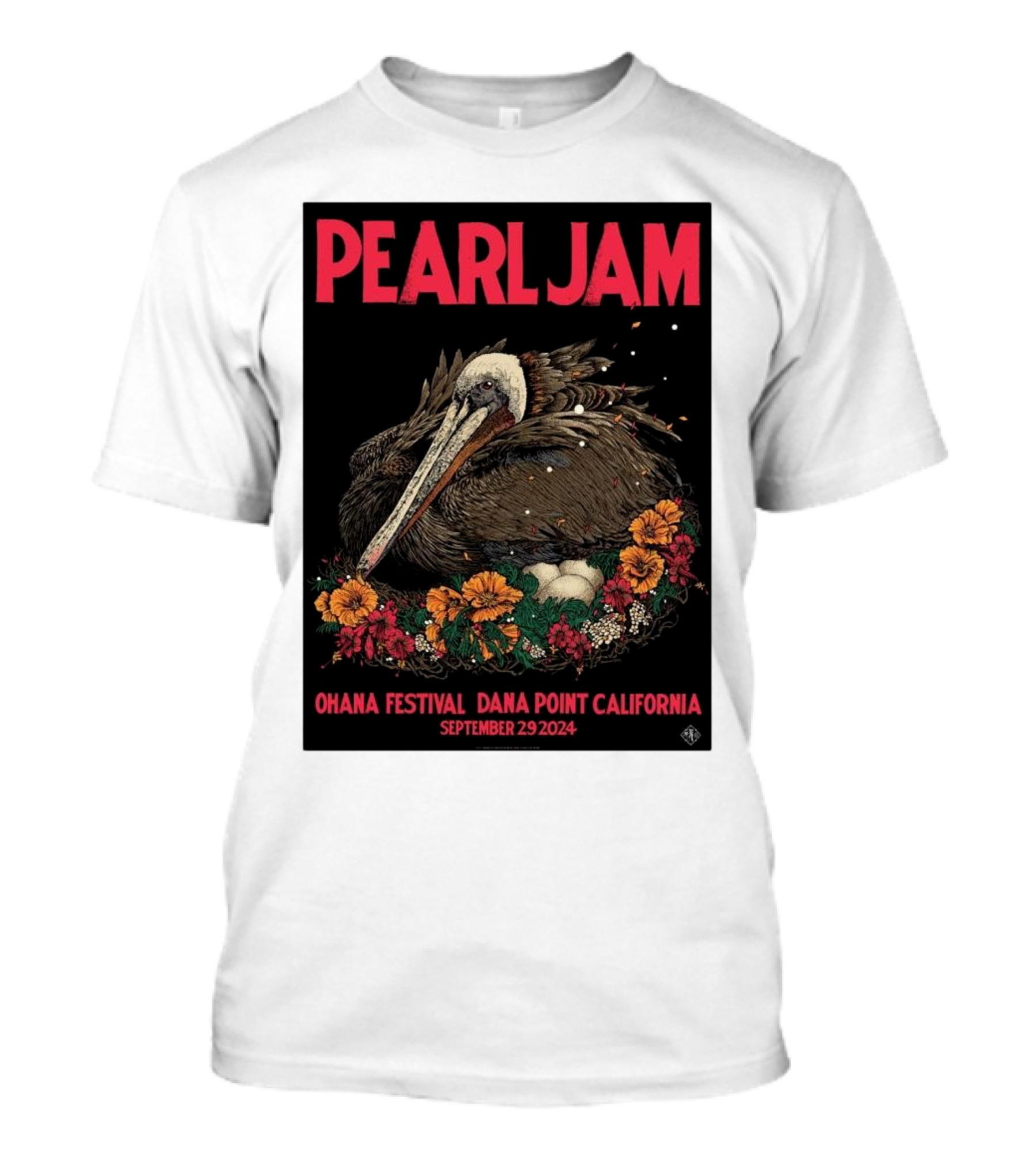 PEARL JAM OHANA FESTIVAL DANA POINT CALIFORNIA SEPTEMBER 29 T-Shirt