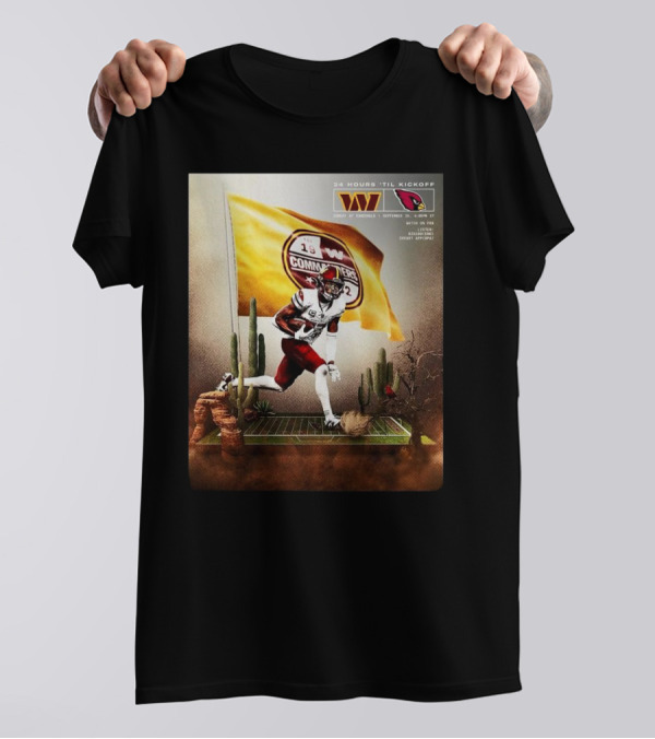 Washington Commanders Cardinals NFL September 29 2024 Showdown T-Shirt