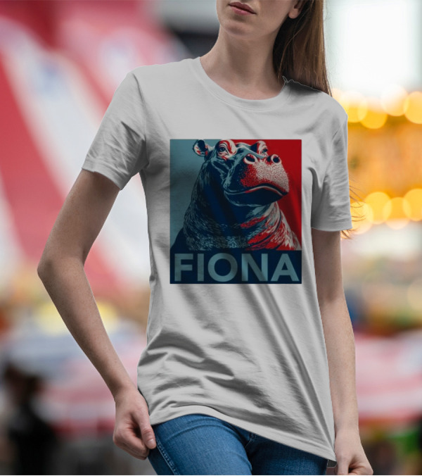 Fiona Hippo Hope Style President Campaign T-Shirt