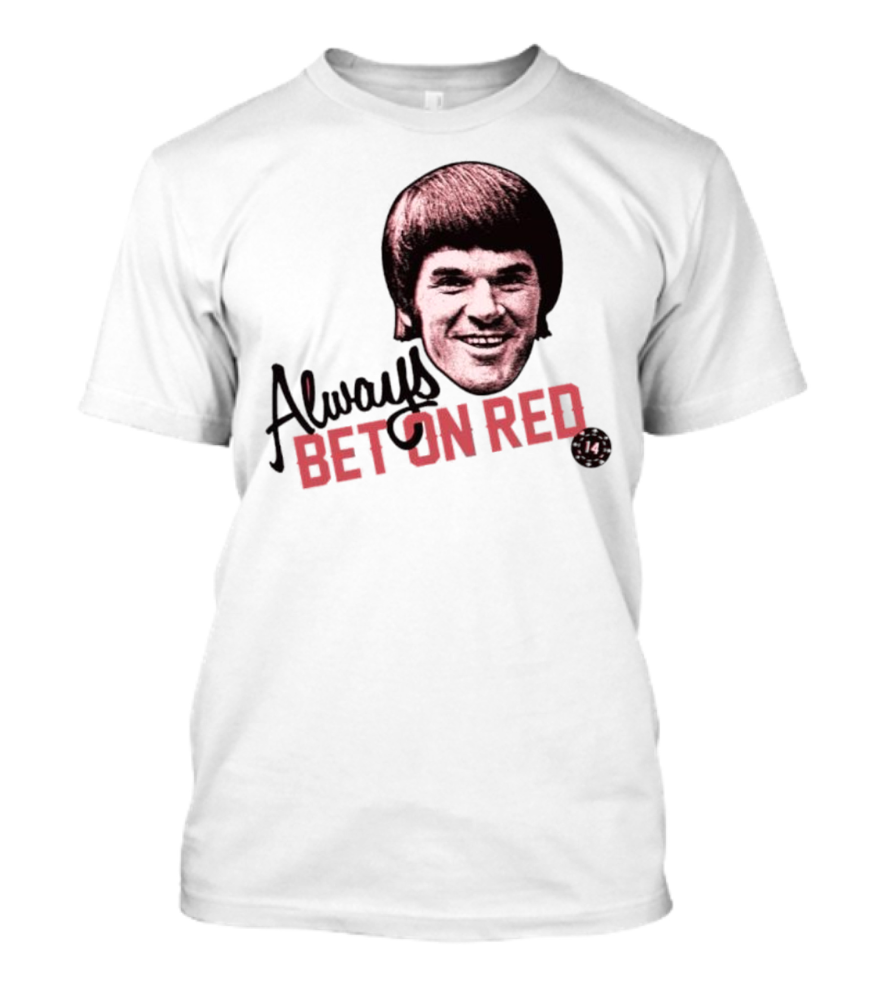 Always Bet On Red Pete Rose 14 T-Shirt