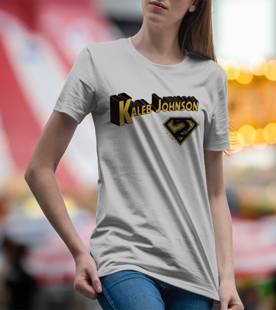 Kaleb Johnson Superman Style Logo Retro T-Shirt