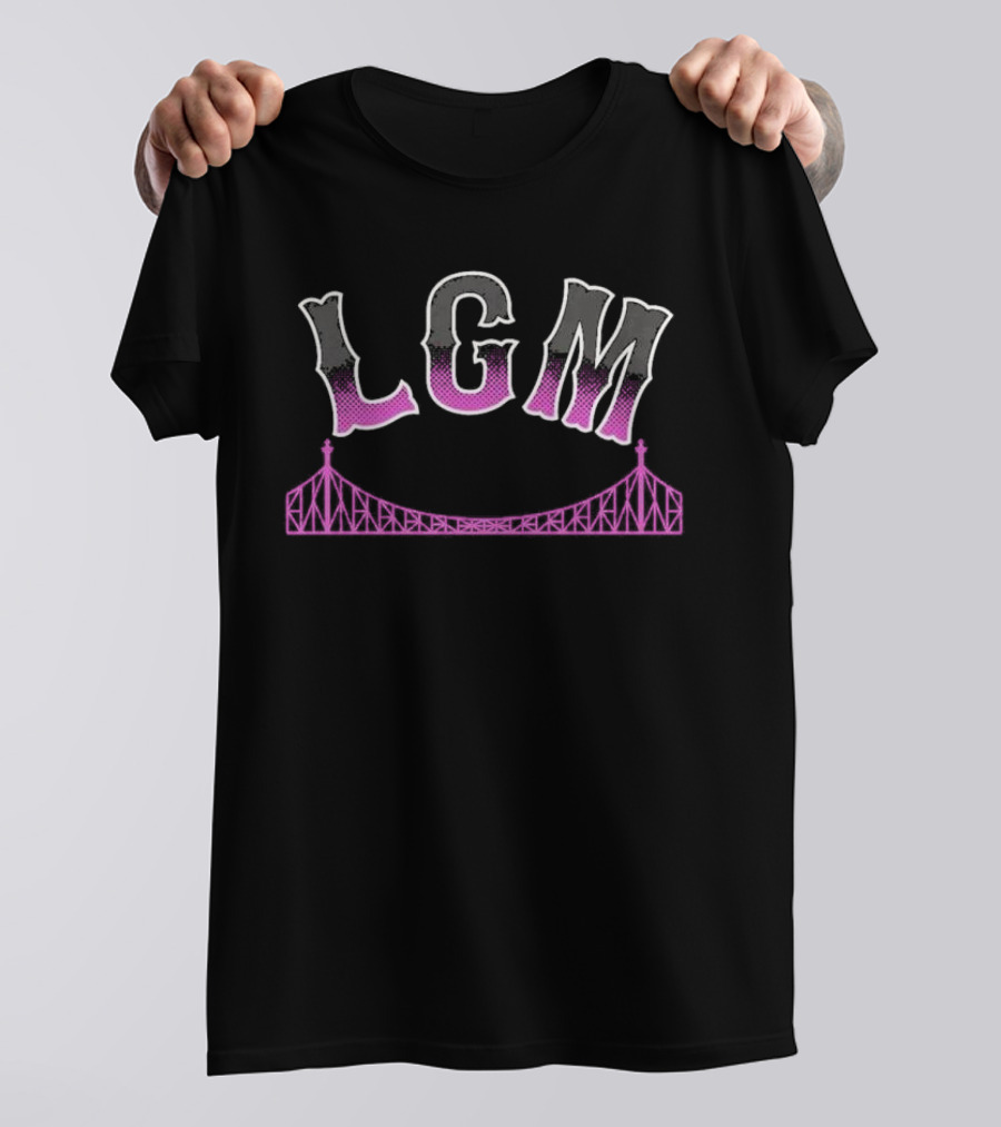 LGM Bridge New York Mets City Grimace T-Shirt