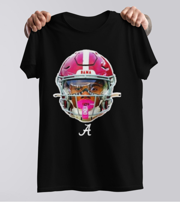 Ryan Williams Alabama Crimson Tide Bama Helmet Face A T-Shirt