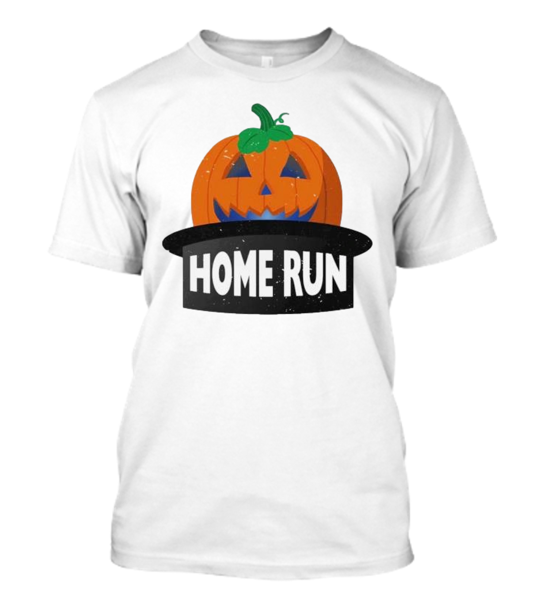 New York Mets Mashing Pumpkins Home Run Halloween Jack-o'-Lantern T-Shirt