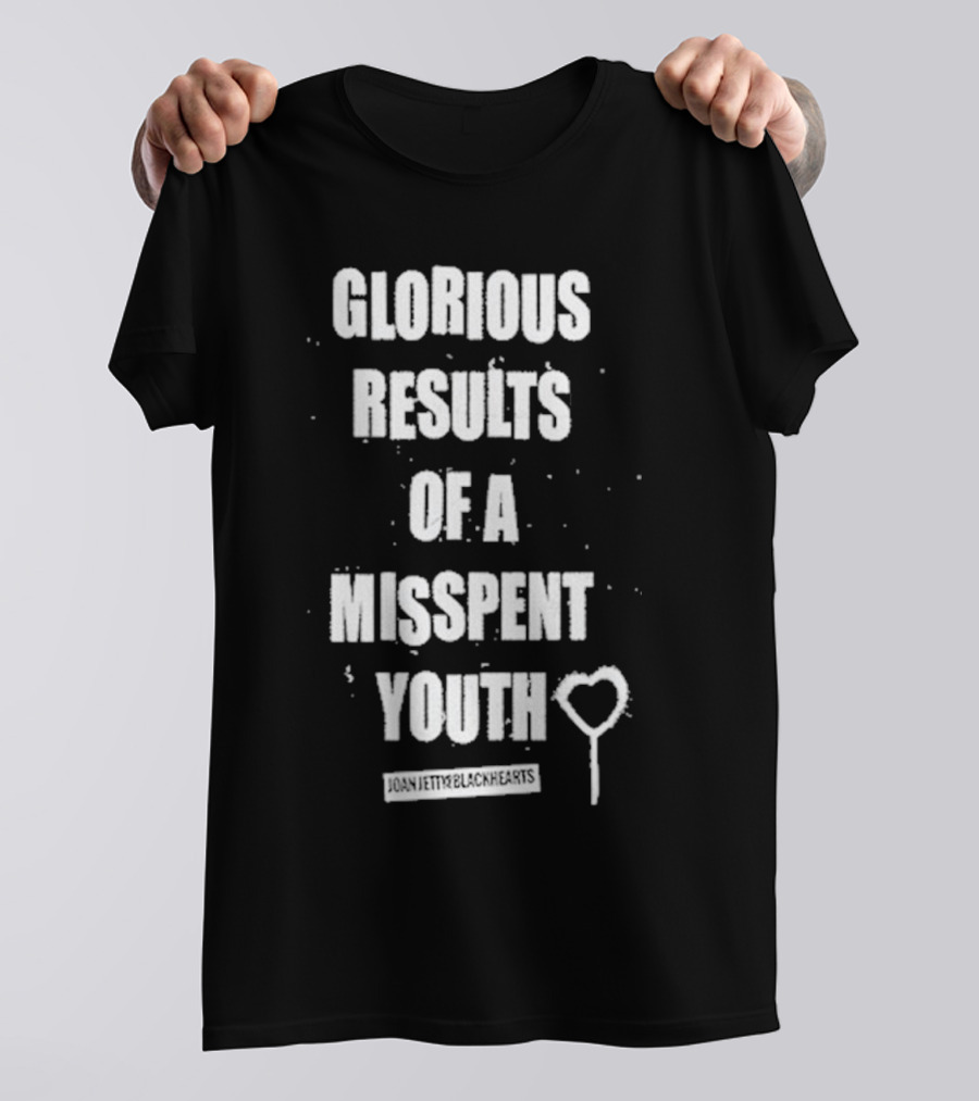 Joan Jett And The Blackhearts Glorious Results Of A Misspent Youth T-Shirt