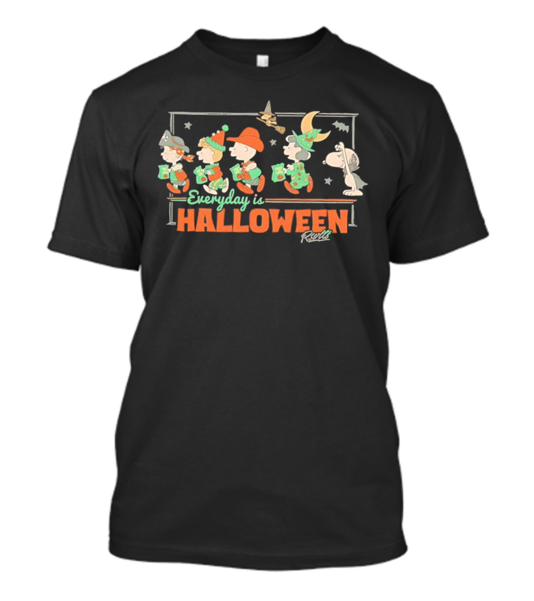 Everyday Is Halloween Peanuts Characters Trick-or-Treating T-Shirt