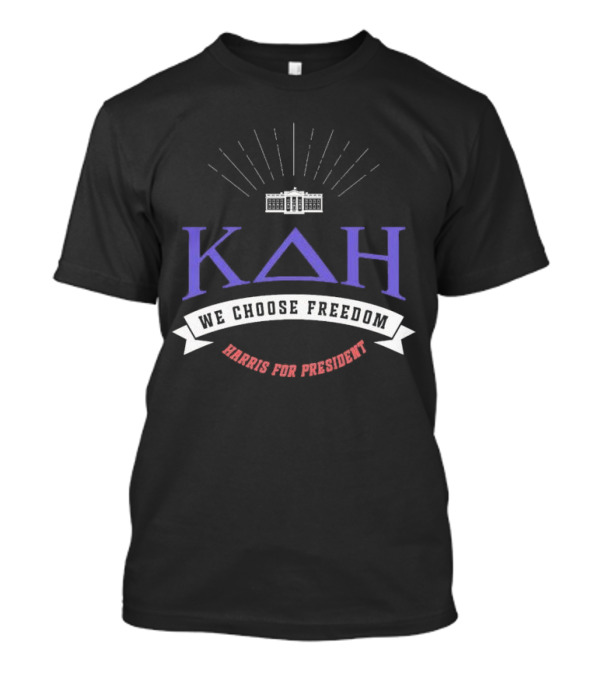 KHive KH We Choose Freedom Harris For President White House T-Shirt