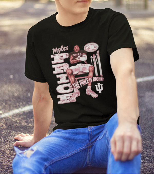 Myles Price Indiana Hoosiers The Price Is Right Football Number 4 T-Shirt