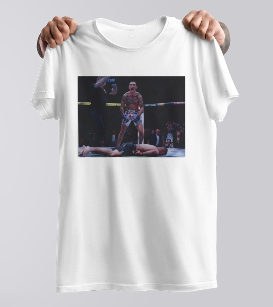 Max Holloway Vs Justin Gaethje UFC Knockout Moment T-Shirt