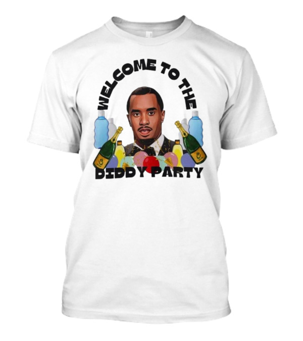 Welcome To The Diddy Party Bottles Balloons T-Shirt