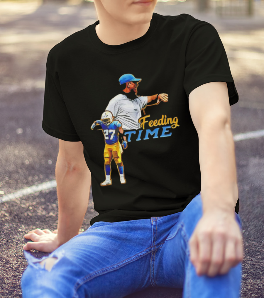 Feeding Time 27 Football Player T-Shirt
